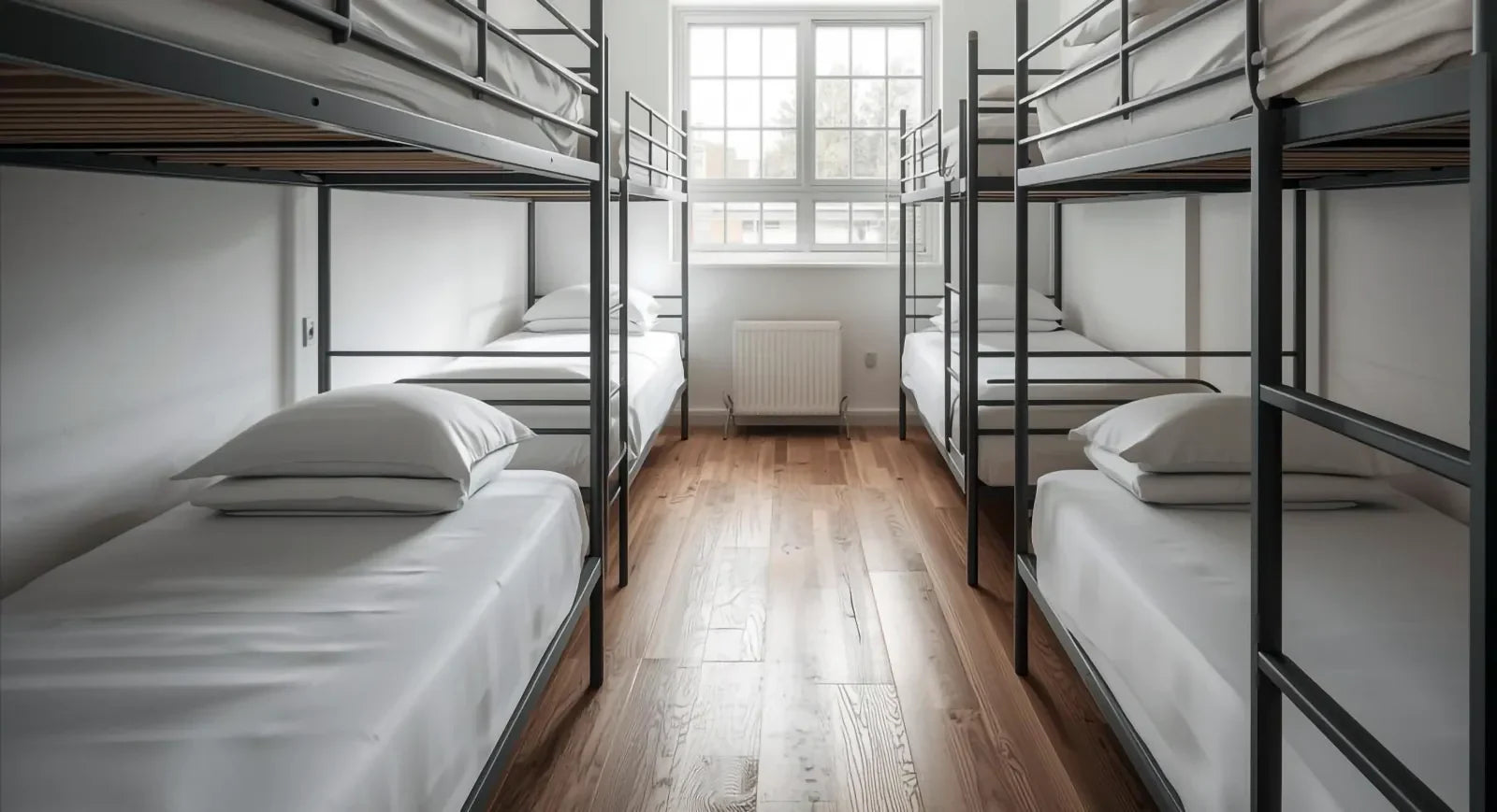 Durable white linen for hostels and budget accommodation | Linen and Co
