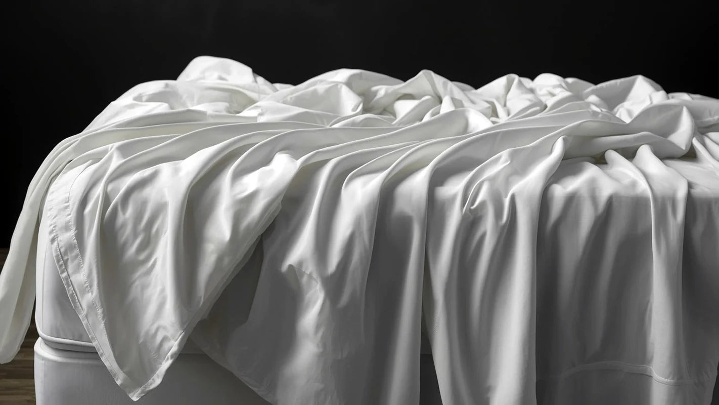 Linen and Co premium flat sheets in hotel-quality cotton percale and polycotton, styled for luxury hospitality bedding and residential comfort across South Africa