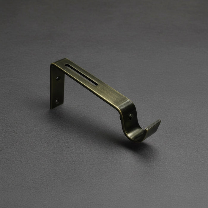 Ideal uses for 25mm Antique Brass Curtain Rod Brackets