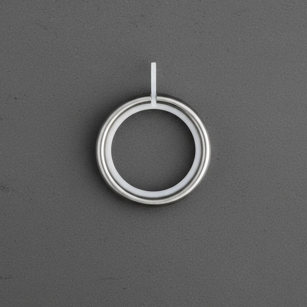 25mm Stainless steel curtain rings - Linen and Co