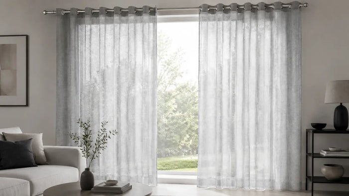 Arissa Sheer Ready-Made Eyelet Curtain