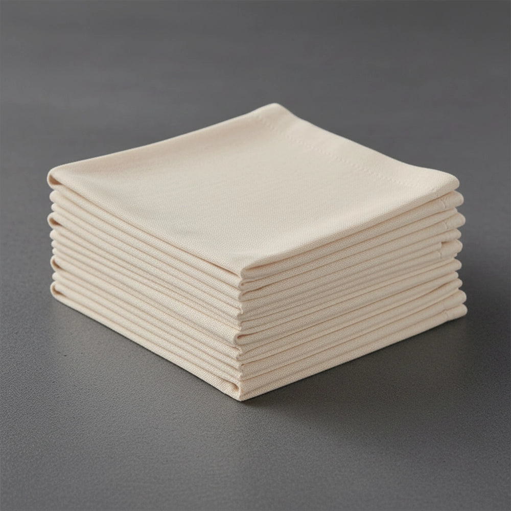 Cream Tabling Napkins by Linen and Co - premium hospitality