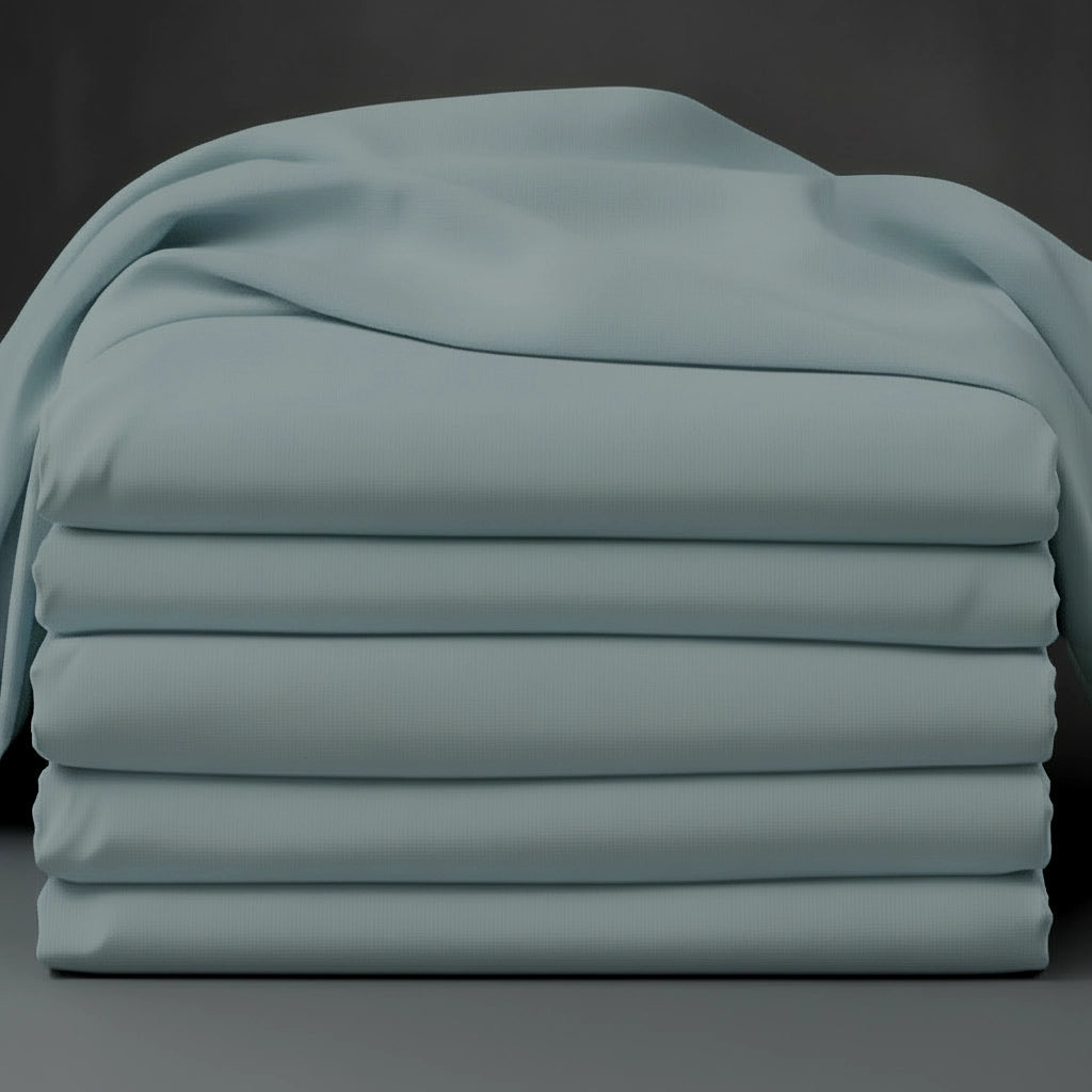 Stone percale 200TC folded bed linen – Linen and Co