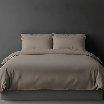 Stone duvet cover with no satin stitch - Linen and Co