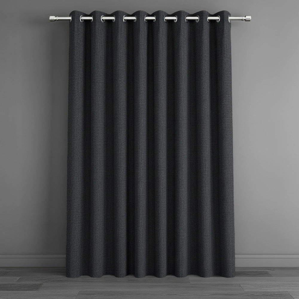 Granite eyelet blockout curtain by Linen and Co - premium hospitality curtains
