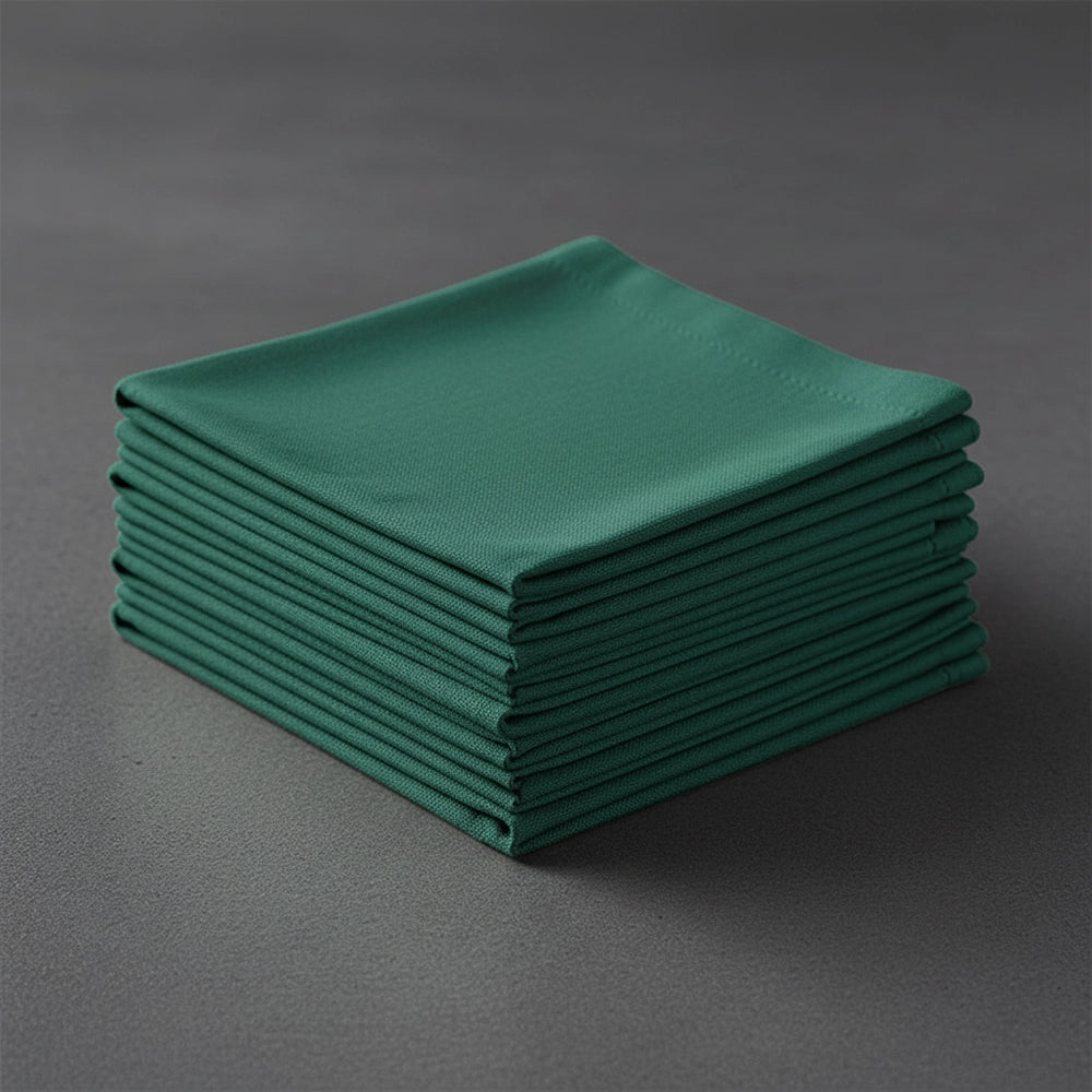 Hunter Green Tabling Napkins by Linen and Co - premium hospitality