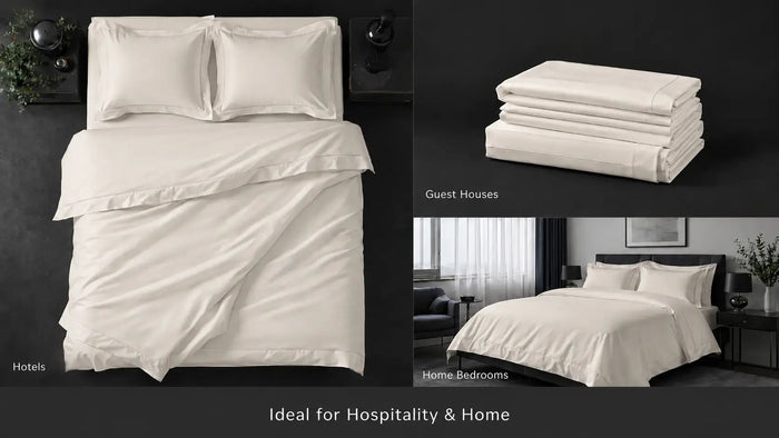Ideal uses for Cream Polycotton 200TC Oxford Duvet Cover Set