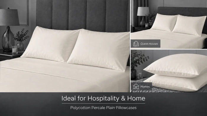 Ideal uses for Cream Polycotton 200TC Pillow Case