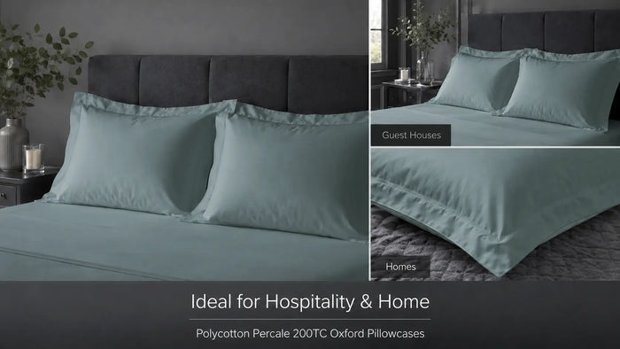 Ideal uses for Duck Egg Polycotton 200TC Oxford Pillow Case
