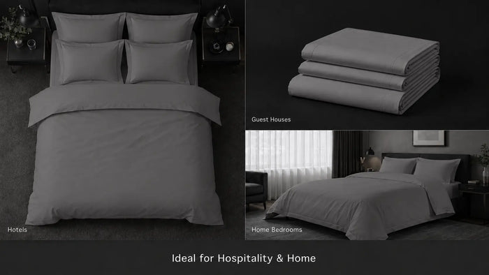 Ideal uses for Grey Cotton 200TC Oxford Duvet Cover Set
