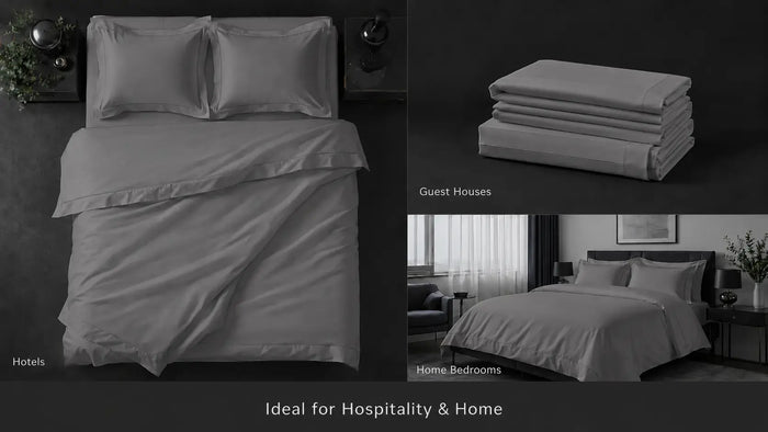 Ideal uses for Grey Polycotton 200TC Oxford Duvet Cover Set