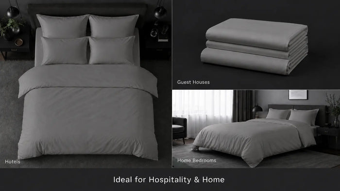 Ideal uses for Grey Cotton 200TC Duvet Cover Set