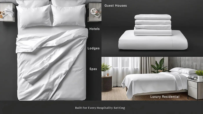 Ideal uses for White Cotton 300TC Duvet Cover Set