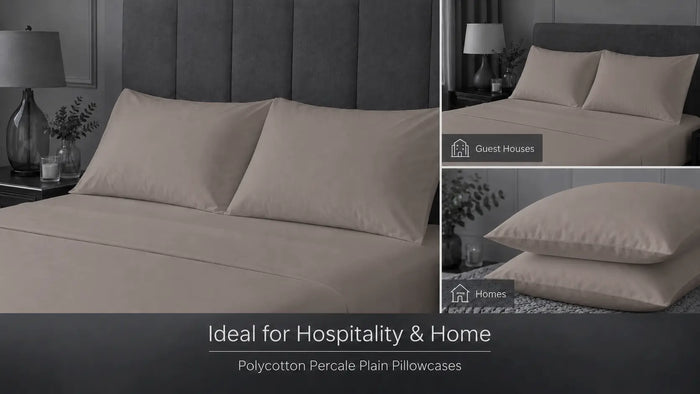 Ideal uses for Stone Polycotton 200TC Pillow Case