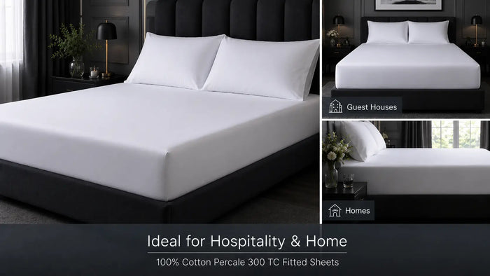 Ideal uses for White Cotton 300TC Fitted Sheet