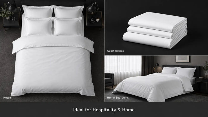 Ideal uses for White Cotton 200TC Oxford Duvet Cover Set