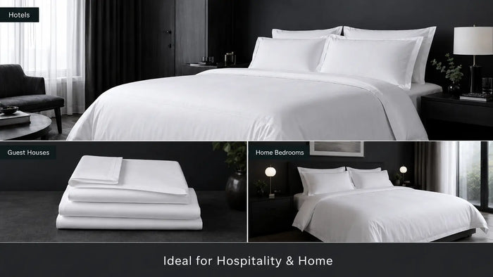 Ideal uses for White Cotton 300TC Oxford Duvet Cover Set
