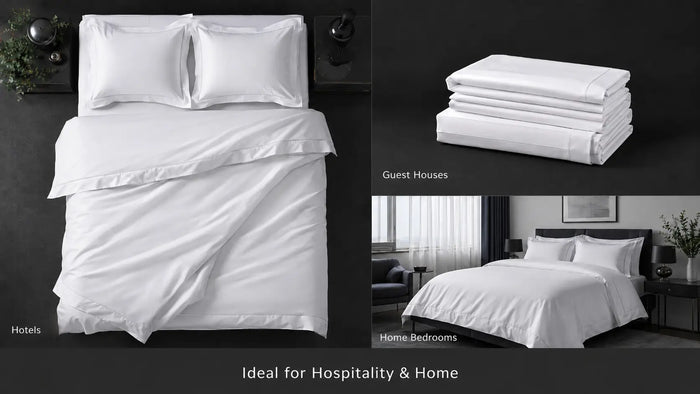 Ideal uses for White Polycotton 200TC Oxford Duvet Cover Set