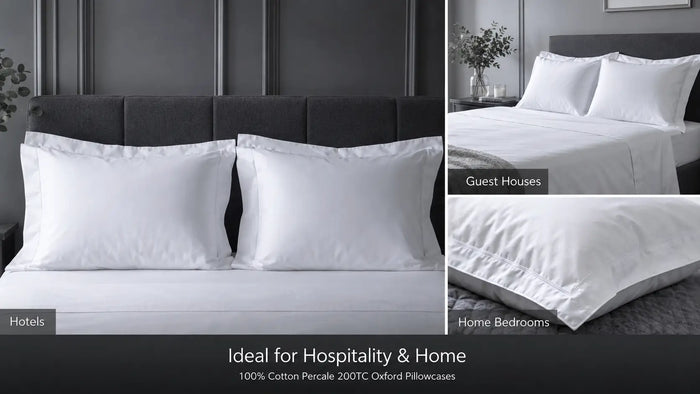 Ideal uses for White Cotton 200TC Oxford Pillow Case