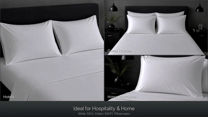 Ideal uses for White Cotton 300TC Pillow Case
