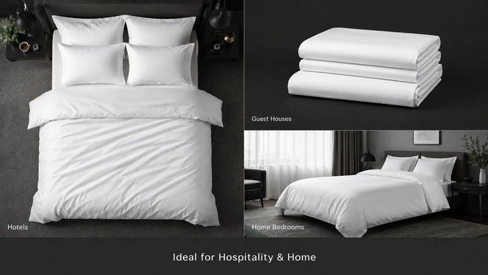 Ideal uses for White Polycotton 200TC Duvet Cover Set