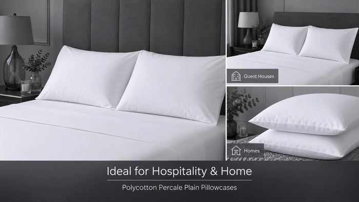Ideal uses for White Polycotton 200TC Pillow Case