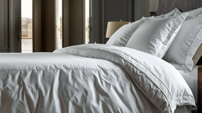 White Cotton 300TC Duvet Cover Set