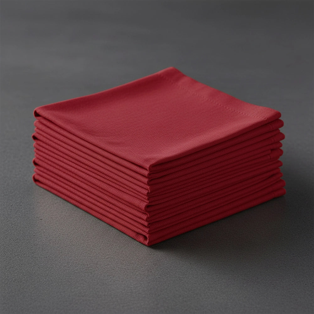 Maroon Tabling Napkins by Linen and Co - premium hospitality