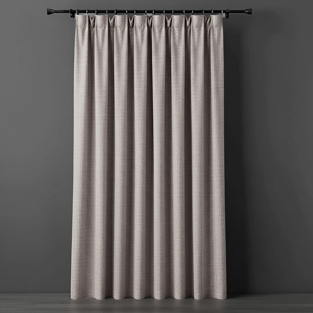 Natural taped blockout curtain by Linen and Co - premium hospitality curtains