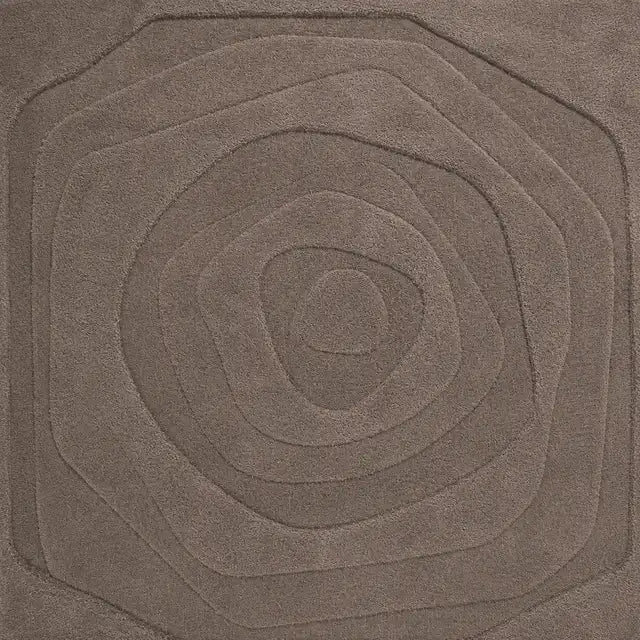 Papini Helix rug in Sepia - product view - Linen and Co