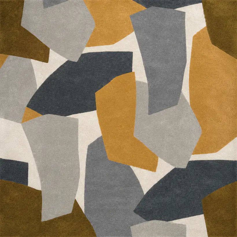 Papini Socialite rug in Honey Comb - product view - Linen and Co