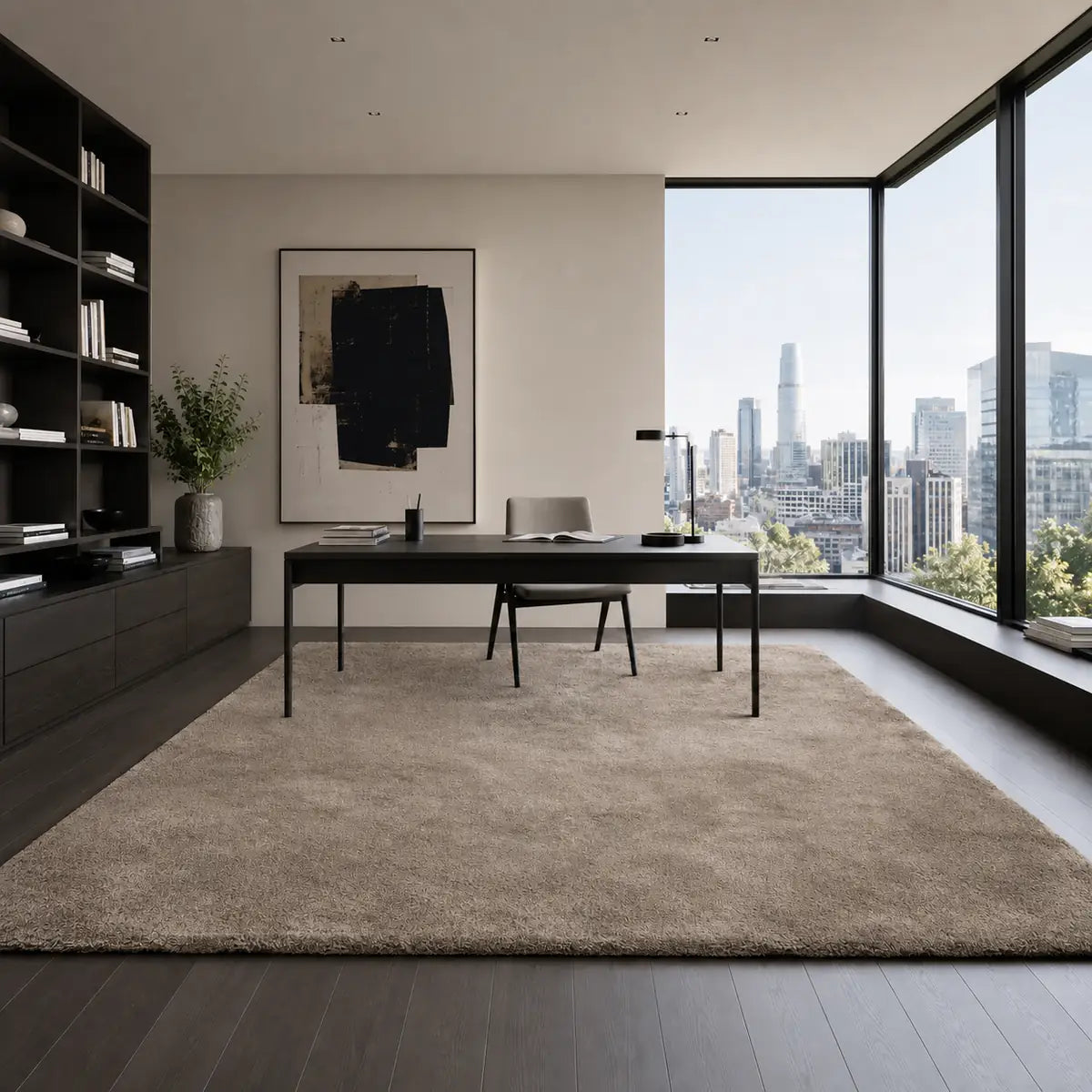 Papini Temptation rug in Toffee - lifestyle view - Linen and Co