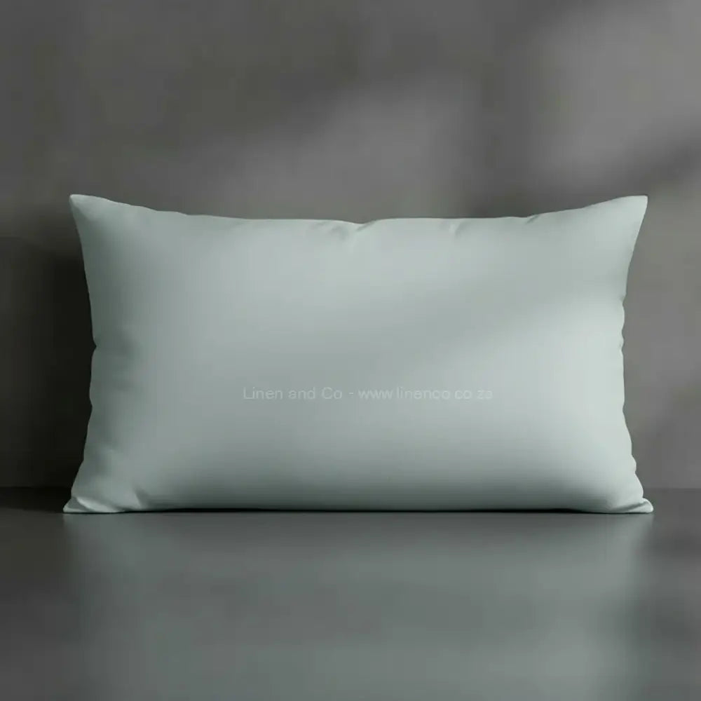 duck egg plain pillowcase - premium hotel quality percale linen -linen co
