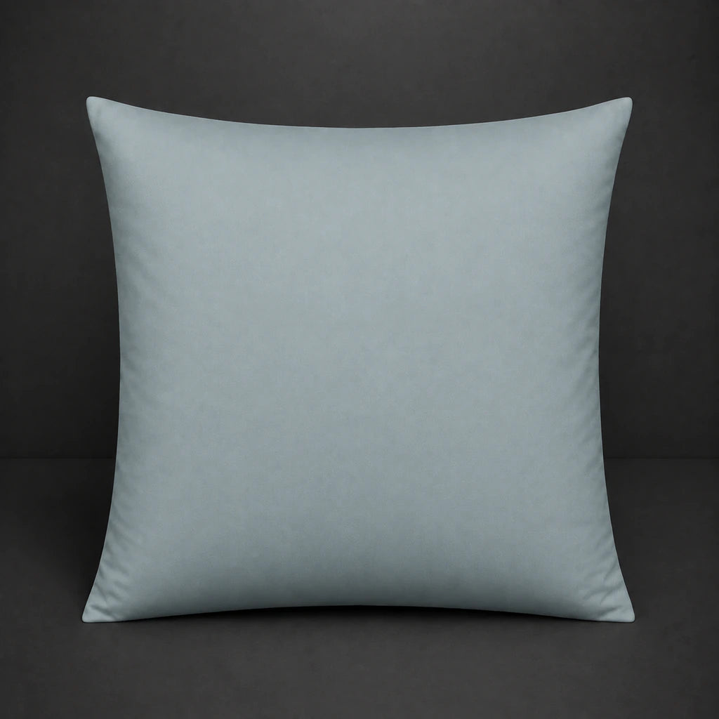Duck Egg plain 200TC 100% cotton percale continental pillowcase with no satin stitch border by Linen and Co