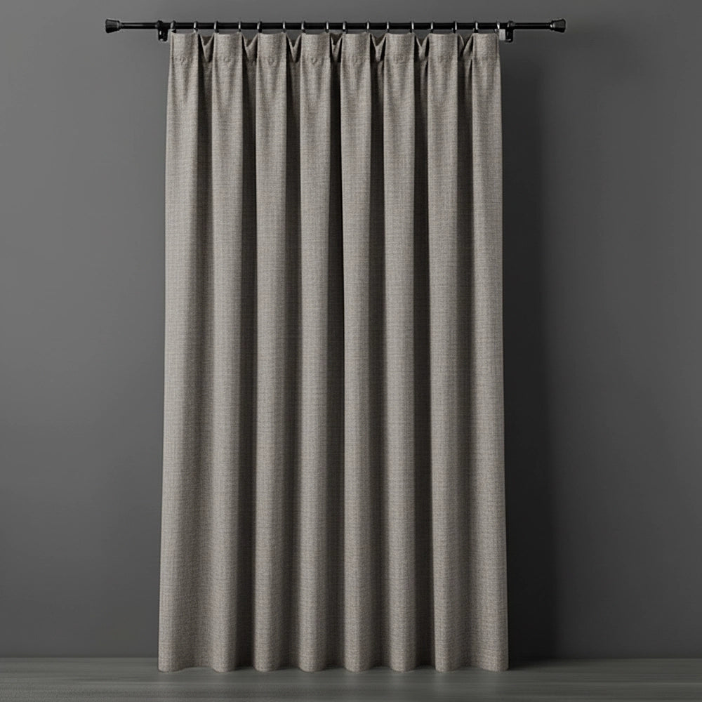 Platinum taped blockout curtain by Linen and Co - premium hospitality curtains