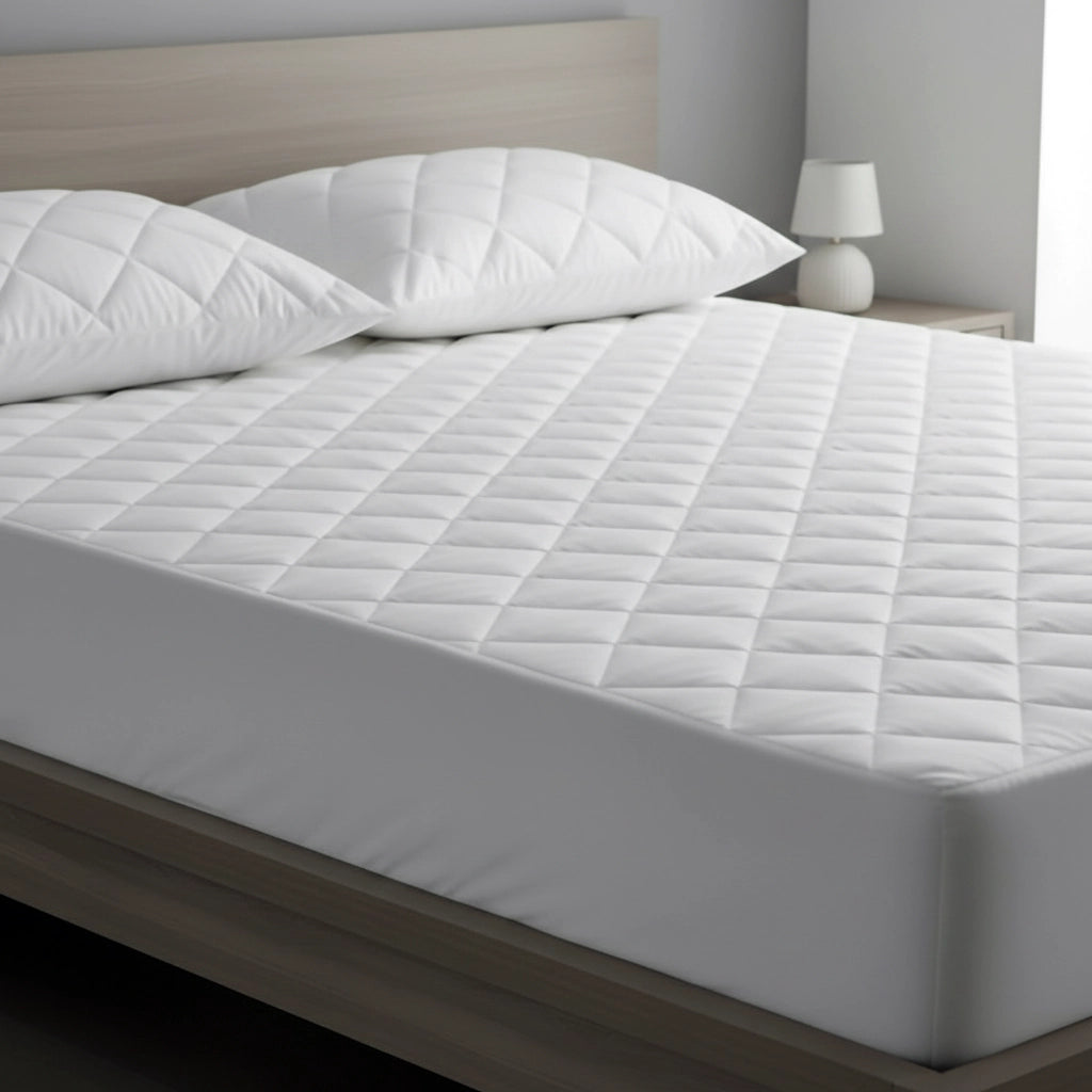 Linen and Co Wetsafe mattress protector with quilted waterproof surface for hospitality and residential beds in South Africa