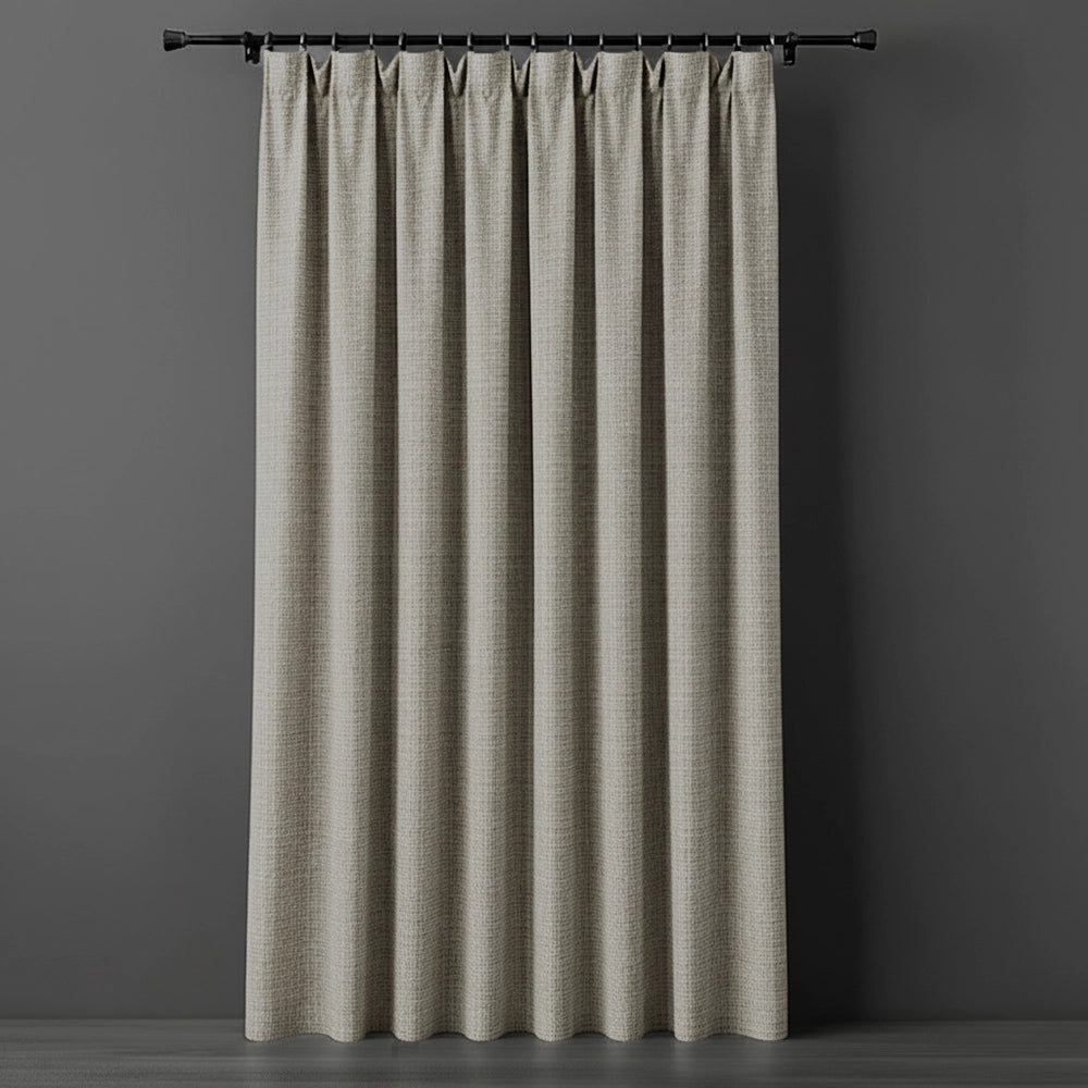 Sand taped 100% blockout curtain by Linen and Co - premium hospitality curtains