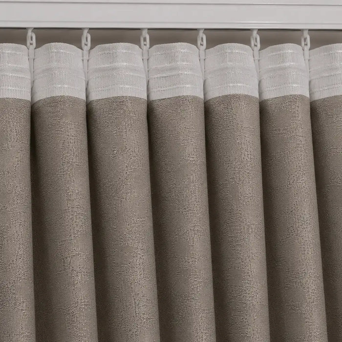 Care notes imagery for Nebula Blockout Ready-Made Taped Curtain