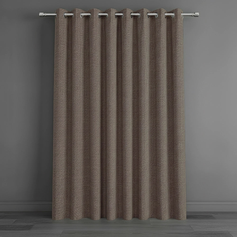Stone eyelet blockout curtain by Linen and Co - premium hospitality curtains