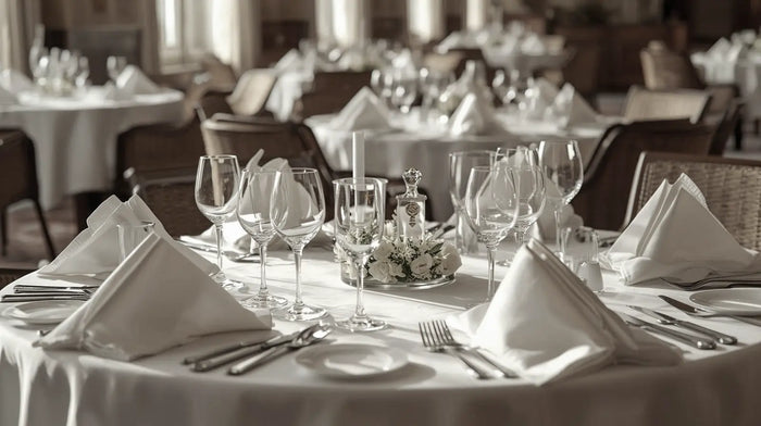 Why choose Tablecloths – Conlyn Weave Polycotton