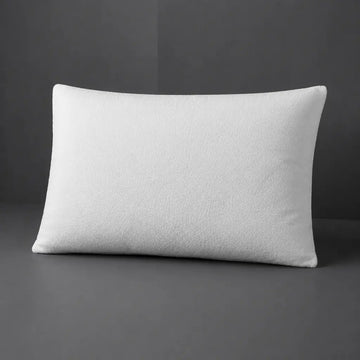 Towelling Wetsafe pillow protector by Linen and Co - white terry waterproof pillow protection