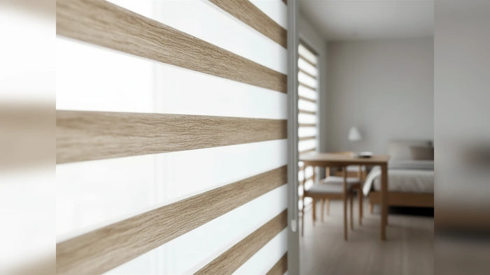 Care notes imagery for Triple Sheer Zebra Blinds