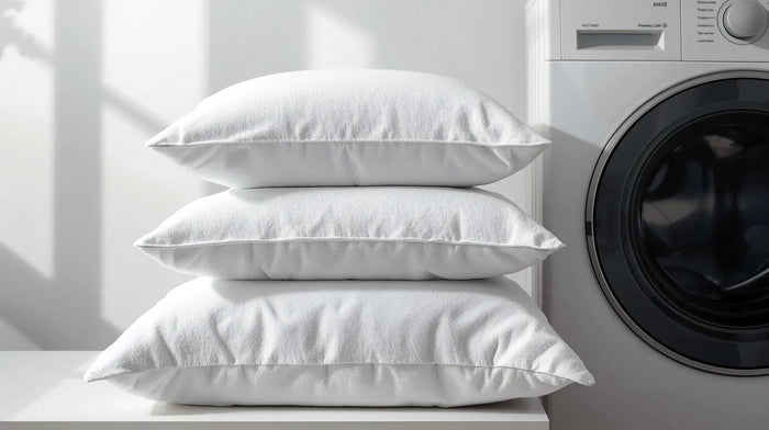 Care notes imagery for Quilted Wetsafe Pillow Protector