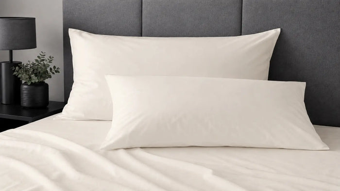 Cream Polycotton 200TC Pillow Case