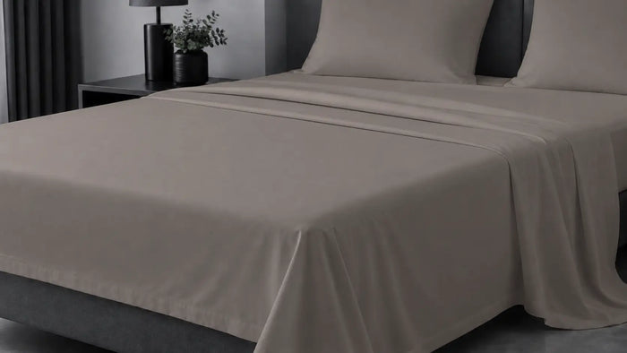 Stone Cotton 200TC Flat Sheet