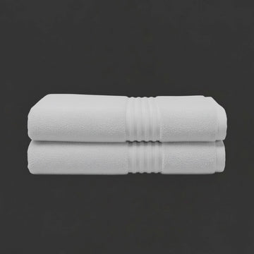 White Glodina Marathon Snag Proof bath towel by Linen and Co - hospitality towel