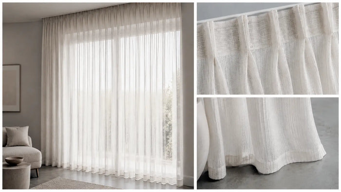 Ideal uses for Whittaker Sheer Ready-Made Eyelet Curtain