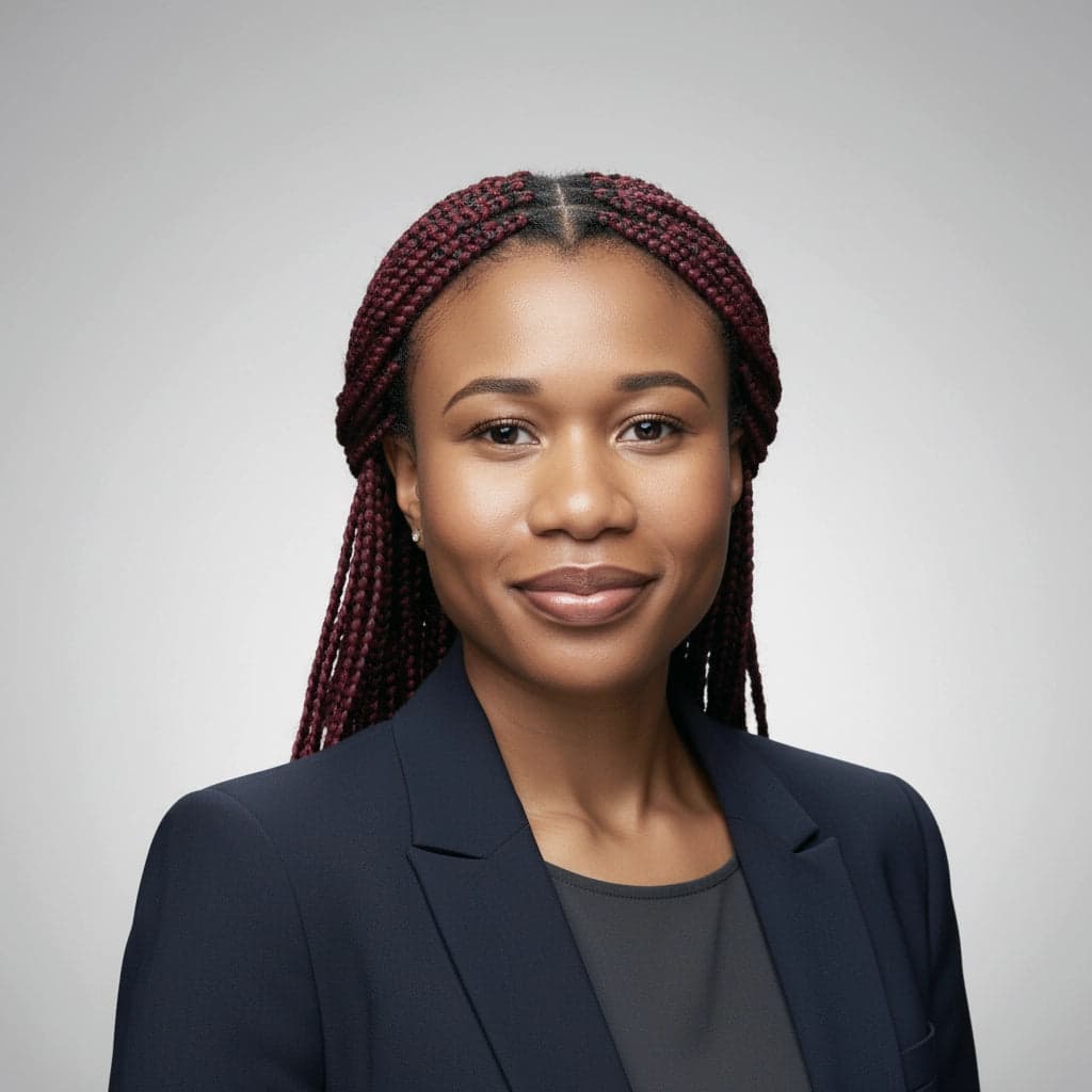 Professional headshot Luyanda, team member, representing Linen and Co hospitality textile experts.