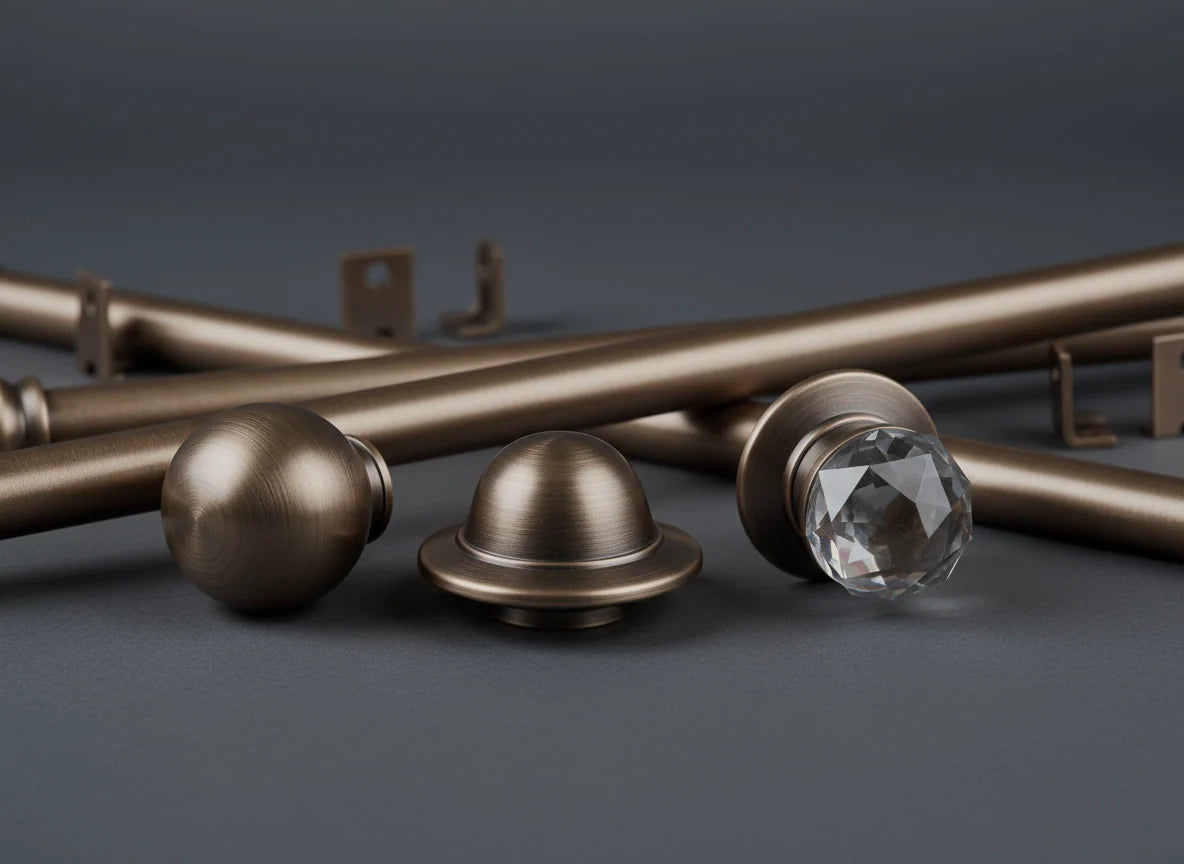 Bronze Curtain Hardware