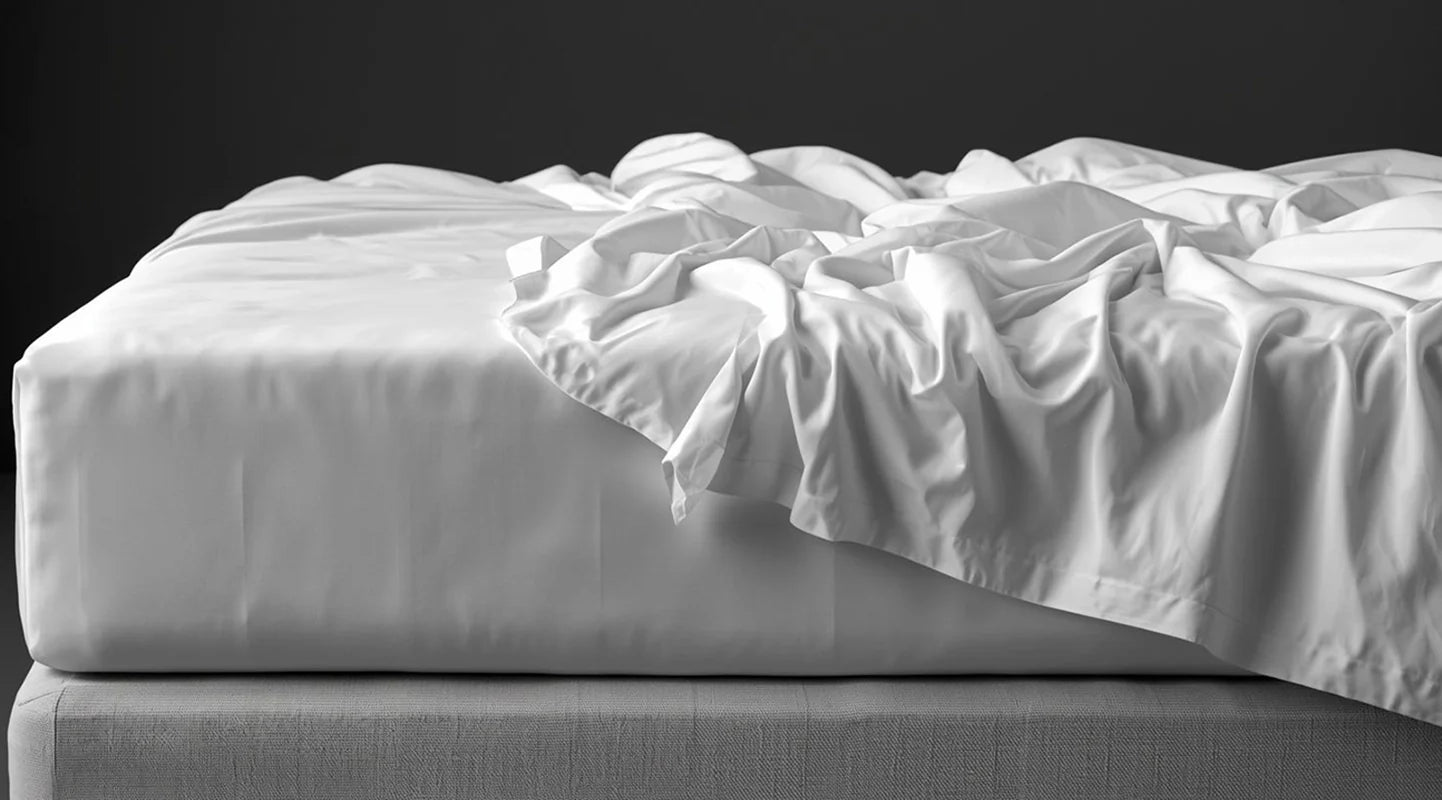 Linen and Co premium fitted sheets in hotel-quality cotton percale and polycotton, styled for luxury hospitality bedding and residential comfort across South Africa